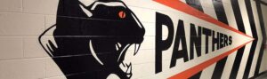 High School Panther Wall